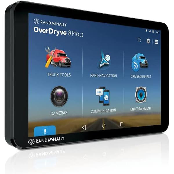 Rand Mcnally OverDryve 8 Pro II Truck GPS and Connected Tablet