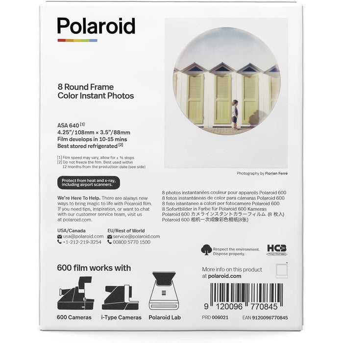 Polaroid Originals Color 600 Instant Fresh Film (Color Frames Edition