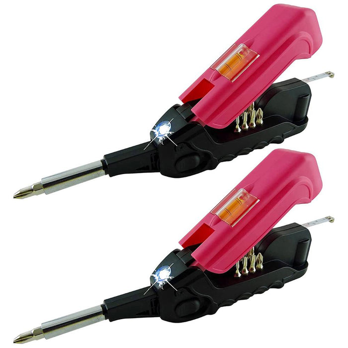 Kelvin The Everyday Multi-Tool with Flashlight Pink 2 Pack