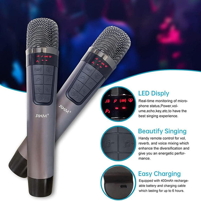 Upgraded Home Karaoke Using , Smart TV & Soundbar w/ Optical  Connections & Wireless Mics 