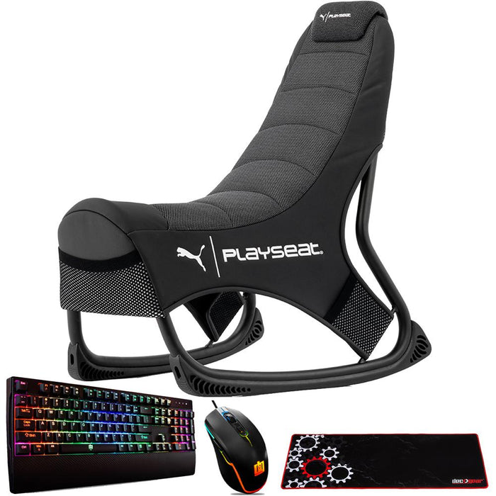 Playseat PUMA Active Gaming Chair Black With Exclusive Gaming Bundle