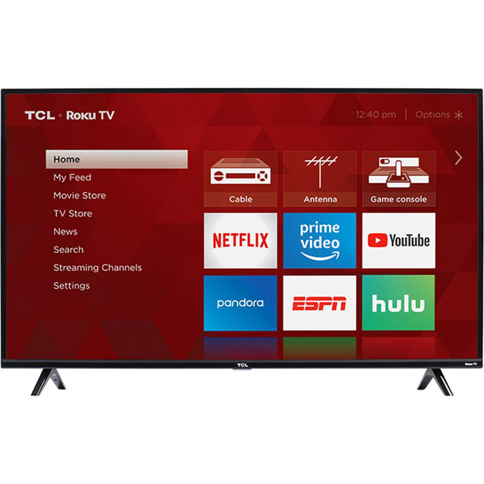 TCL 43" 3-series Full HD Roku Smart TV 2019 Model with Movies Streaming Pack