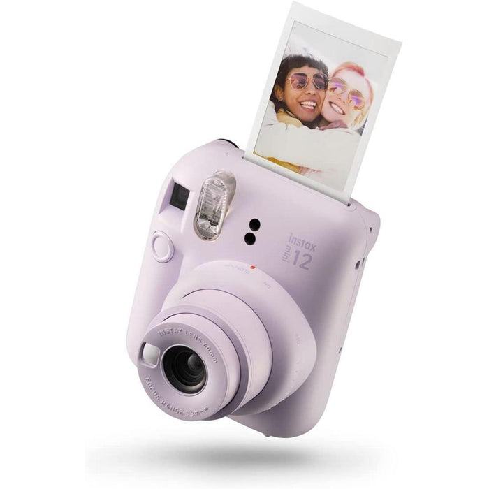 Fujifilm Instax Mini 12 Instant Camera, Lilac Purple w/ Instant Film + Photo Album