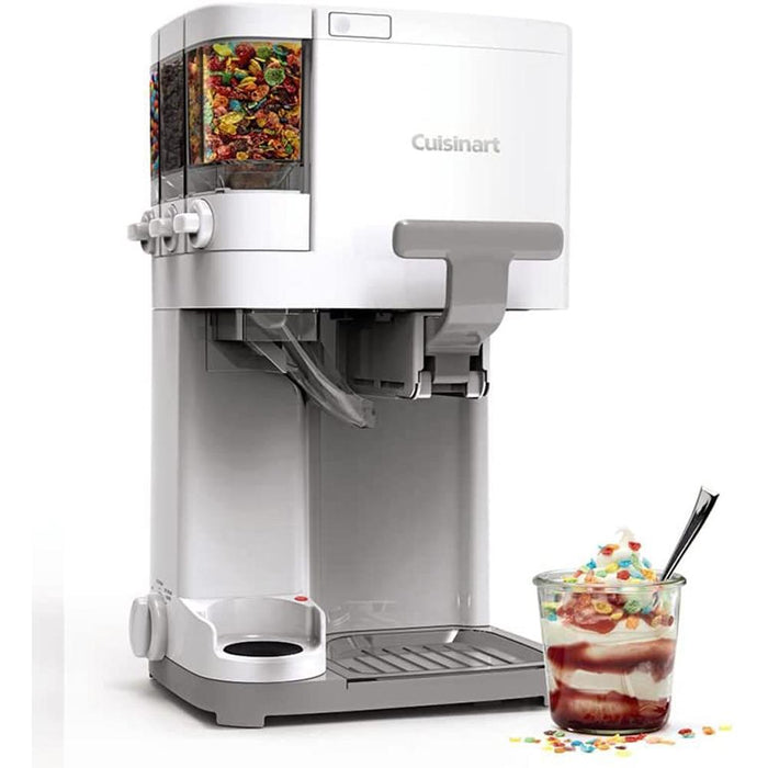 Cuisinart Soft Serve Ice Cream & Slushy Maker With Ice Cream Sundae Kit