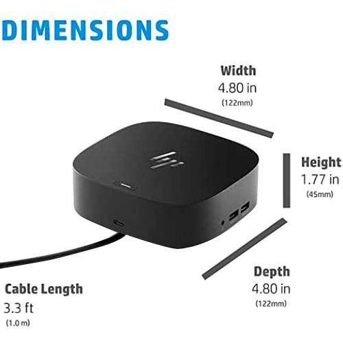 Hewlett Packard USB-C Dock G5 8-in-1 Adapter for USB-C and Thunderbolt (26D32AA#ABL)