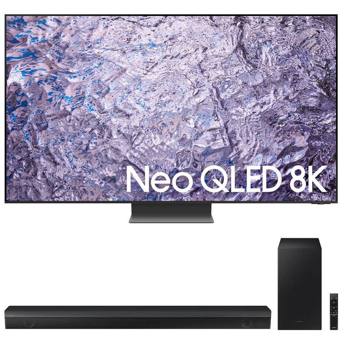 Samsung QN65QN800C 65" Neo QLED 8K Smart TV w/ HW-B650 3.1ch Soundbar (2023 Model)