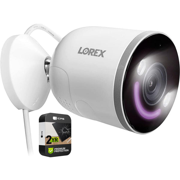 Lorex 4K Spotlight Indoor/Outdoor Wi-Fi 6 Security Camera with 2