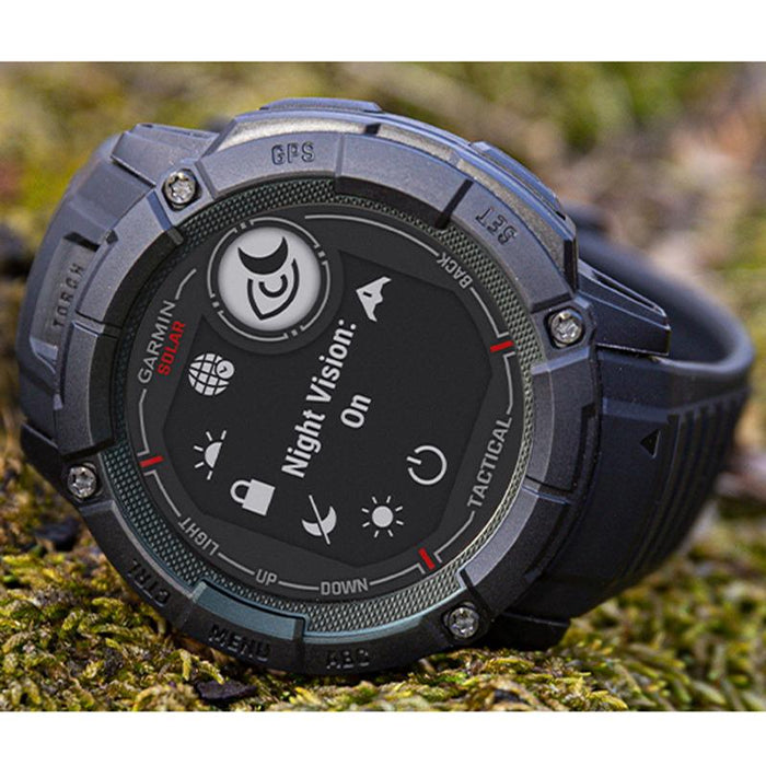  Garmin Instinct 2X Solar - Tactical Edition, Rugged GPS  Smartwatch, Built-in Flashlight, Ballistics Calculator, Solar Charging  Capability, Black : Electronics