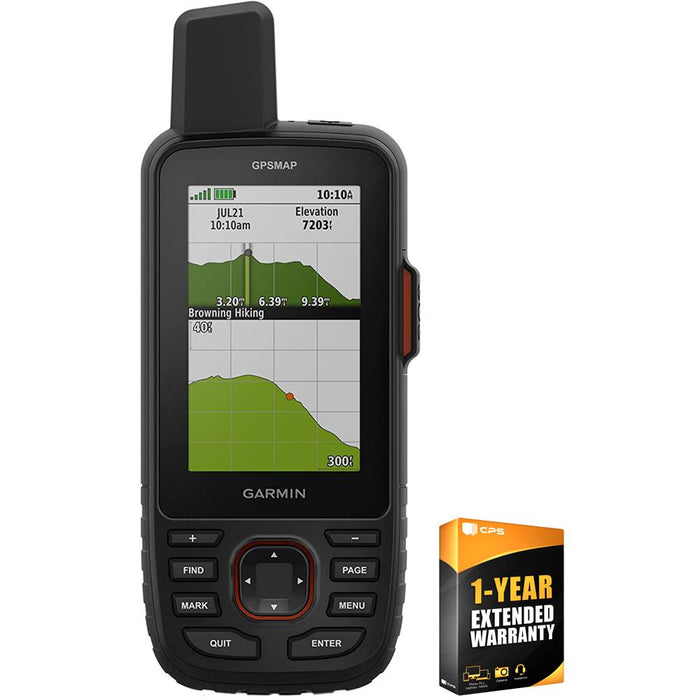 Garmin GPSMAP 67i Rugged GPS Handheld with inReach w 1 Year Extended