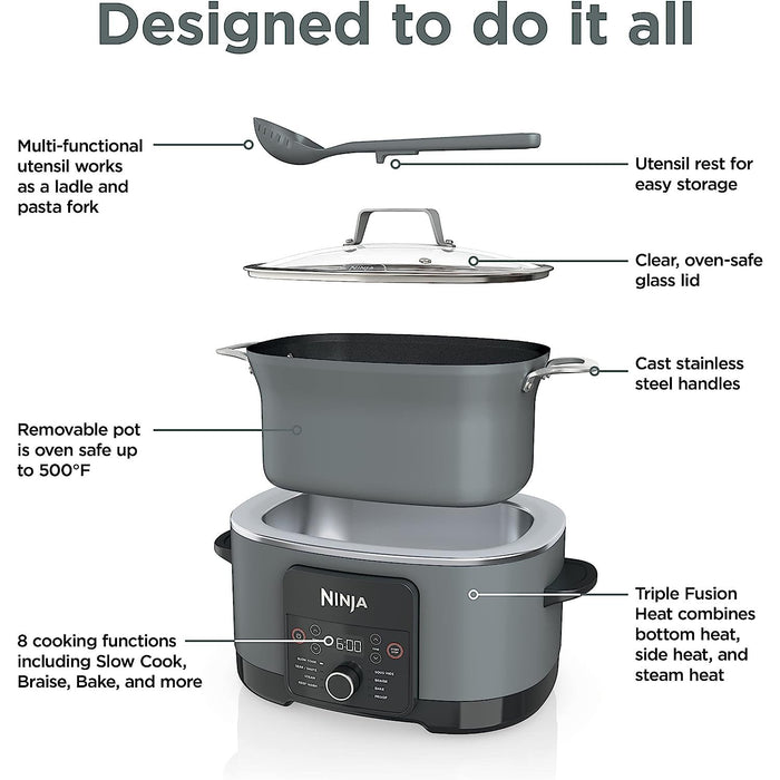 Recertified - Ninja Foodi 8 in 1 Countertop Pan Oven, Stainless Steel