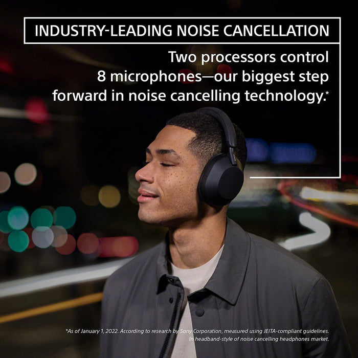 Sony WH-1000XM5 Wireless Noise Canceling Headphones (Black) Bundle