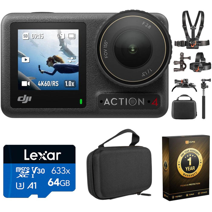  GoPro MAX 360 Action Camera with Premium Accessory Bundle –  Includes: SanDisk Extreme 32GB microSDHC Memory Card, Rechargeable  Underwater LED Light, Protective Carrying Case & Much More : Electronics
