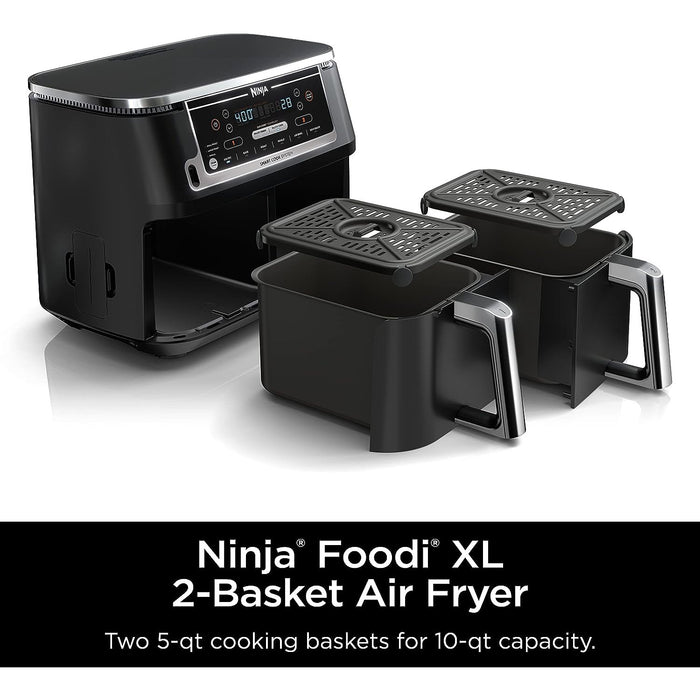 New Ninja DZ550 Foodi 10 Quart 6in 1 Smart Cook XL Air Fryer 2