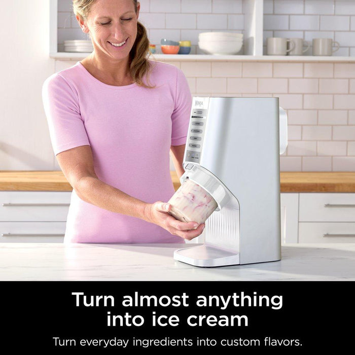 Ninja Creami Breeze 7-in-1 Ice Cream & Frozen Treat Maker For Ice Cream,  Milkshakes