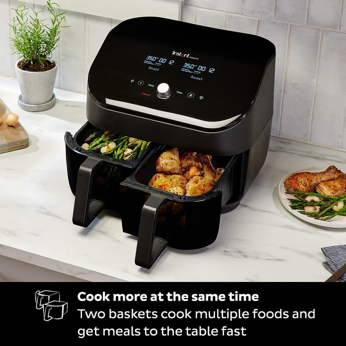 Instant Pot Vortex Plus XL 8-quart Dual Basket Air Fryer Oven (Refurbished)