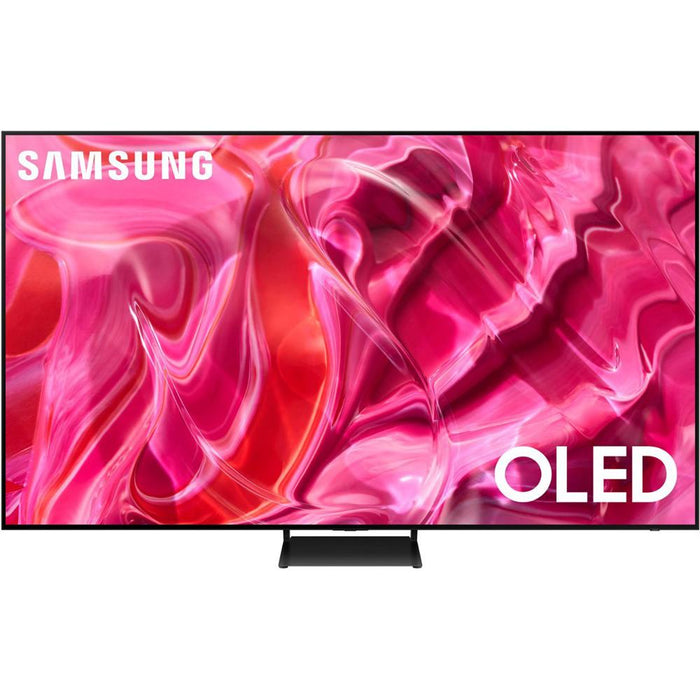 Samsung QN83S90CA 83 Inch 4K HDR OLED Smart TV (2023) w/ Soundbar & Rear Speakers