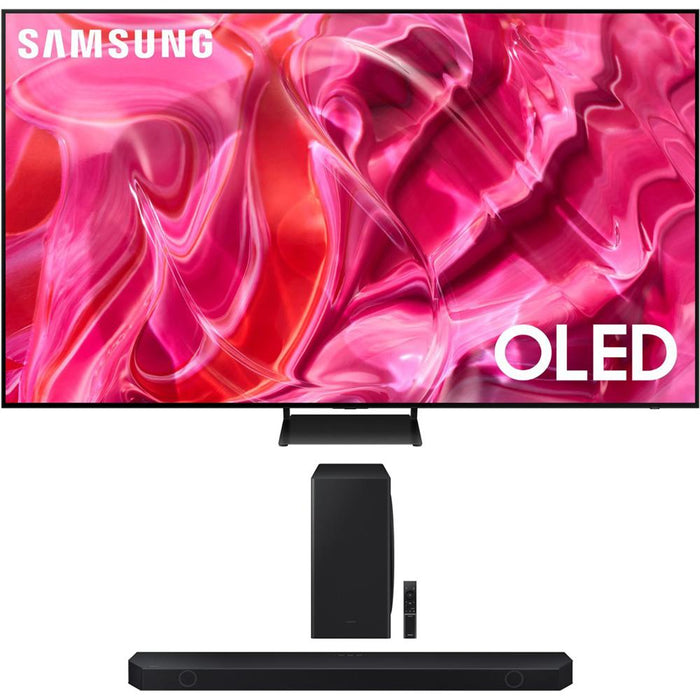 Samsung QN83S90CA 83 Inch OLED 4K Smart TV (2023)w/ Q-series 5.1.2 ch. Wireless Soundbar