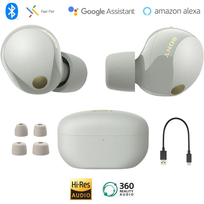  Sony LinkBuds S Truly Wireless Noise Canceling Earbud  Headphones with Alexa Built-in, Bluetooth Ear Buds Compatible with iPhone  and Android, White : Electronics