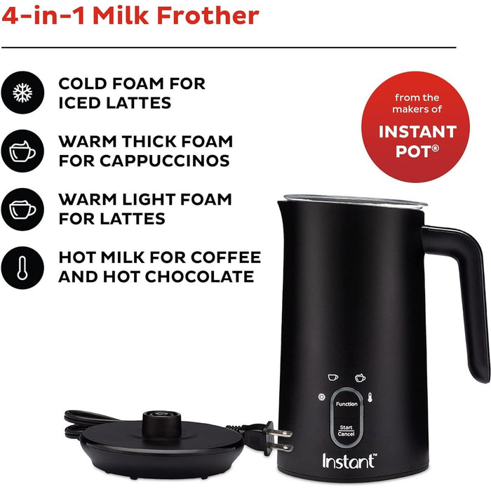 Electric Milk Frother, Electric Milk Steamer, Coffee Frother Hot