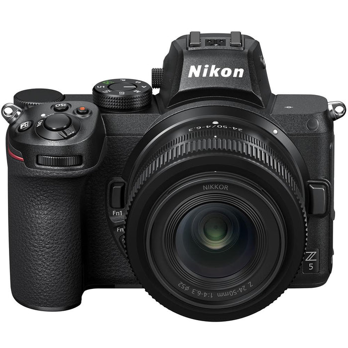 Nikon Z5 Mirrorless Camera + 24-50mm Lens + 1TB SSD + 2x 12GB Card + Card Reader