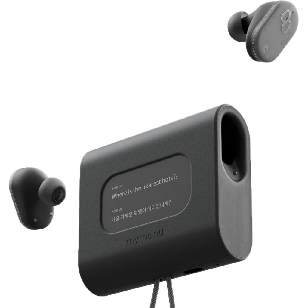MyManu CLIK Pro Wireless Live Speech Translation Earbuds w/ Text