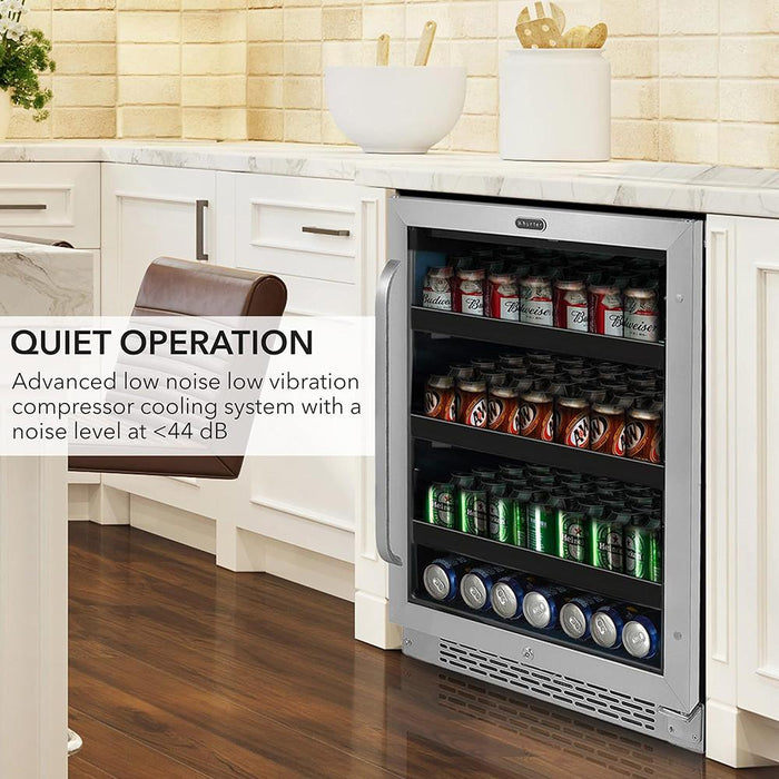 Whynter 24-inch Built-in 140 Can Undercounter Beverage Refrigerator - Open Box